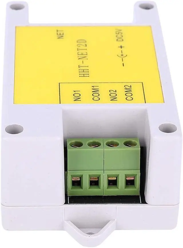 Alt view image 4 of 5 - 2 Channel Support Modbus TCP Protocol Dc 5V Relay Module, 3.2 X 2 X 1.2Inch Network Relay, TCP Client and Udp Mode for Smart Home MultiClient Use