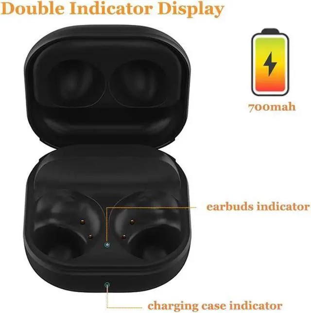 Alt view image 4 of 5 - Charging Case for Galaxy Buds 2, Replacement Charger Station Cradle Charge Box with USB-C Cable Cord for Samaung Galaxy Buds 2 SM-R177