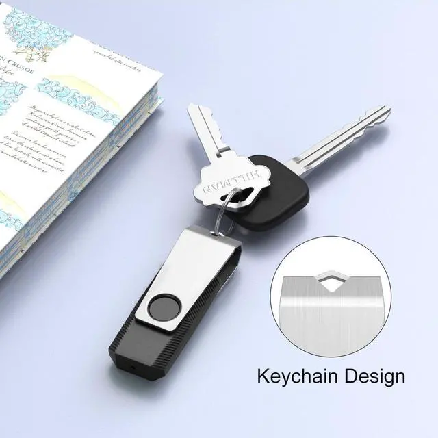 Alt view image 3 of 5 - TOPESEL 10 Pack 32GB USB 2.0 Flash Drive Memory Stick Fold Storage Thumb Stick Pen Swivel Design (32G, 10PCS, Black)