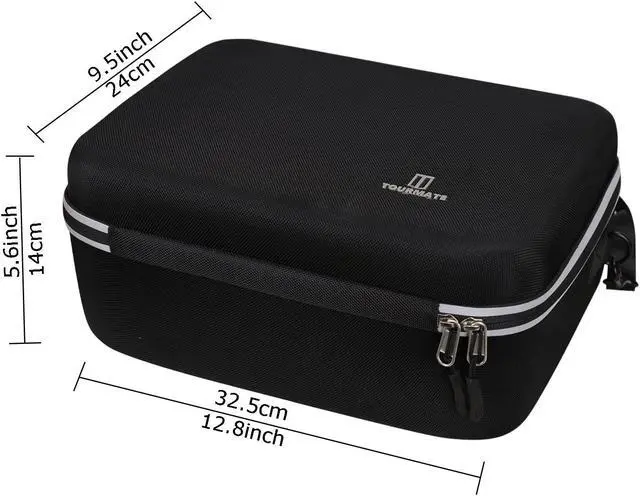 Alt view image 3 of 5 - Hard Storage Case for HAPPRUN Projector, Travel case for Native 1080P Bluetooth Projector - Tourmate Case Only