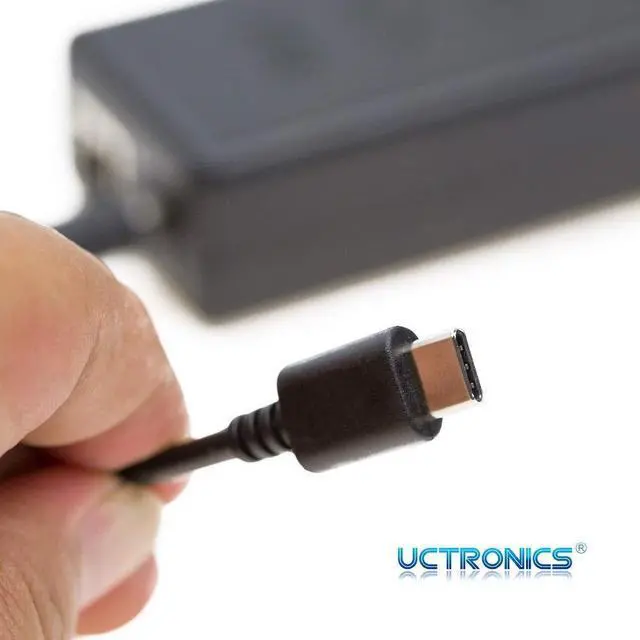 Alt view image 2 of 5 - UCTRONICS USB-C PoE Splitter Gigabit, PoE to USB-C 5V/4A Power Supply for Raspberry Pi 4 and More, 802.3at Power Over Ethernet to USB Type-C Adapter