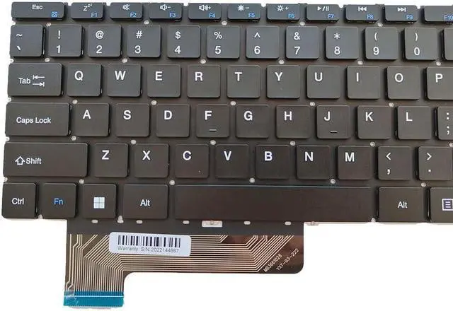 Alt view image 5 of 5 - wzqrps Replacement Keyboard for Gateway GWTN156-1 GWTN156-4 GWTN156-5 GWTN156-7 GWTN156-9 GWTN156-12 GWTN156-5BL GWTN156-1GR GWTN156-1BL GWTN156-1BK GWTN156-1RG Gray US