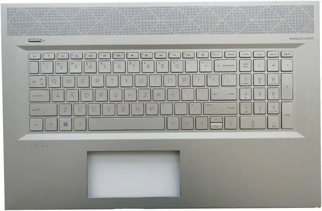 Main image of wzqrps Replacement Laptop Upper Case Palmrest Backlit Keyboard Assembly Part for HP Envy 17M-CE 17-CE 17m-ce1013d TPN-W145 L57592-001 Sliver US