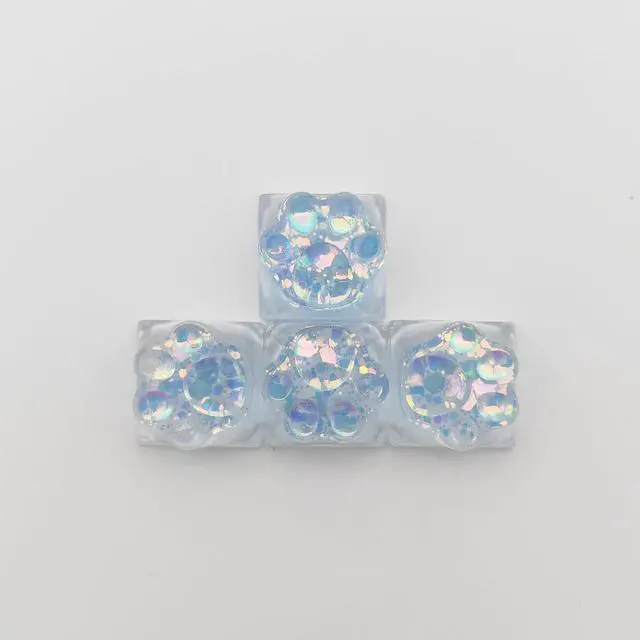 Main image of Cat Claw Transparent Backlight Resin ESC Keycap Replacement for Cherry MX Switch Mechanical Keyboard DIY Decoration (4 Pack)