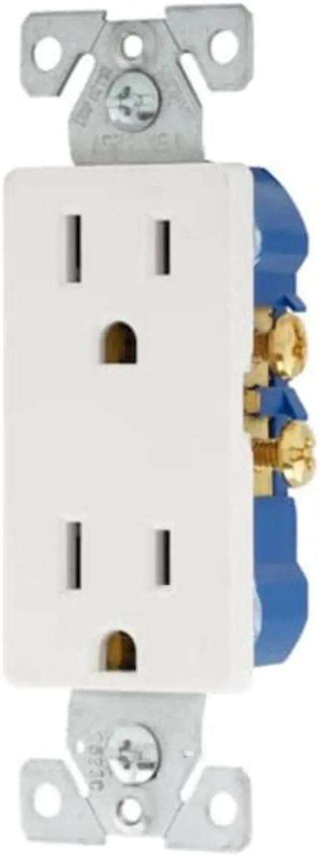 Main image of Zeus CCTV Tuya Smart Life Power Outlet Receptacle Wi-Fi Spy Camera 120V Wired (White Square/Video only, No Audio)