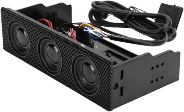 Main image of Zopsc 5.25in Front Panel USB PC Front Panel Speaker Stereo Surround Computer Case Builtin Mic Loudspeaker STW9005