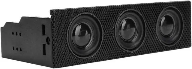 Alt view image 3 of 5 - Zopsc 5.25in Front Panel USB PC Front Panel Speaker Stereo Surround Computer Case Builtin Mic Loudspeaker STW9005