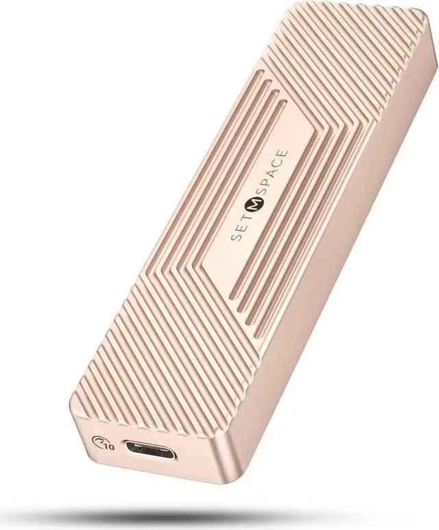 Main image of SETMSPACE NVME Enclosure 10Gbps, SSD Enclosure M.2 USB C Enclosure, M.2 NVME to PCIe M-Key/B+M-Key, M.2 NVME External Enclosure for NVME 2230/2242/2260/2280