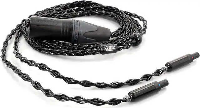 Main image of Dekoni Audio Balanced Cable for Sennheiser HD800 Headphones | Replacement Cable Compatible with HD800s, HD820, HD8XX | 4 Pin XLR, Braided, 1.2 Meters