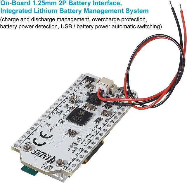 Alt view image 5 of 5 - ACEIRMC 2sets 915MHZ ESP32 Lora V3 WiFi+BLE Development Board SX1262 Type-C Lora Kit 0.96inch OLED Display ESP32-S3 Dual-core with Protective Case Compatible with Arduino NodeMCU
