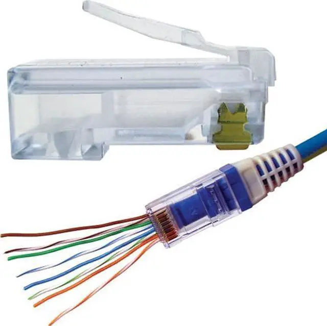 Alt view image 2 of 2 - Platinum Tools 100010B EZ-RJ45 Cat6 Connector, 100-Pack