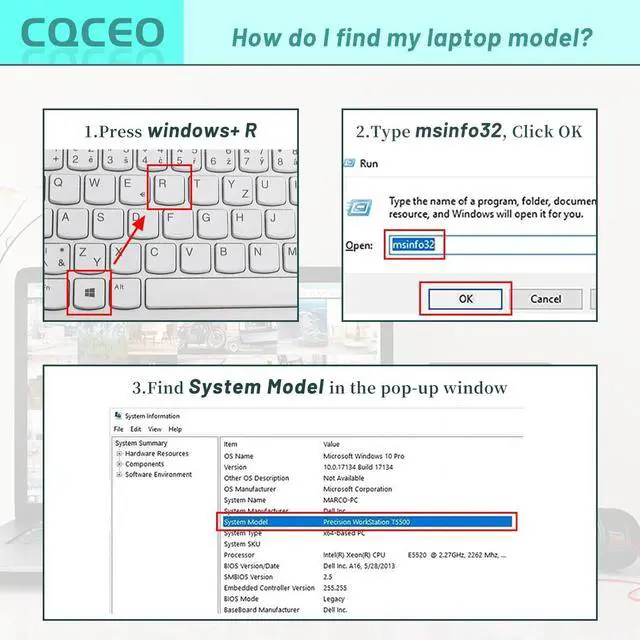 Alt view image 5 of 5 - CQCEO UTL-4766133-2S Battery for ONN Surf 100002434 100003497 Y1333W WU133W K1412W for Haier Leadpie M1 Tablet PC UTL-3978110-2s 7.6V/45.6Wh/6000mAh