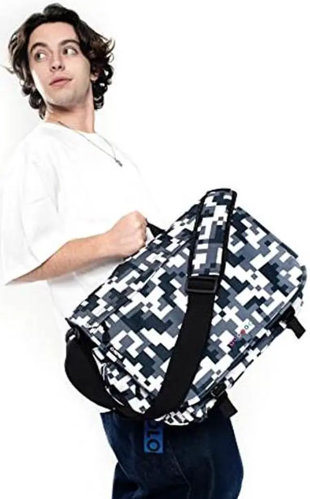 Alt view image 2 of 5 - J World New York Thomas Laptop Messenger Bag for Women. Kids Computer Bookbag, Palm Leaves