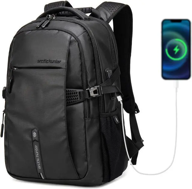 Main image of ARCTIC HUNTER AH Business Laptop Backpack for Men Work Commuting, 30L Large Travel Carry On Backpack Flight Approved for Airplane, Professional Adult College Backpacks Casual Daypack, Black