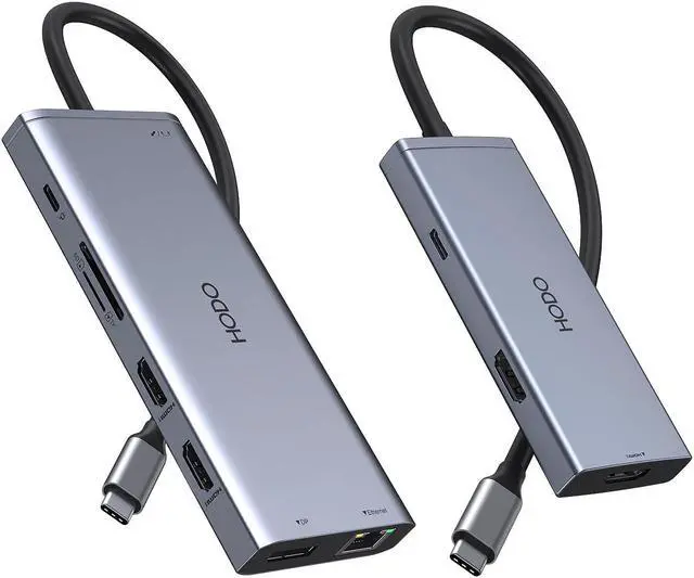 Main image of 13-in-1 USB C Docking Station+6-in-1 Docking Station Dual Monitor for Laptop