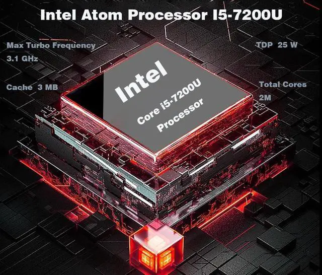Alt view image 2 of 5 - KETUOPU Industrial Mini PC Firewall Appliance Intel Core i5-7200U, 8G DDR4 RAM 64G SSD, Desktop Computer with 6 Gigabit LAN Mini Host AES-NI Router Firewall Support Linux