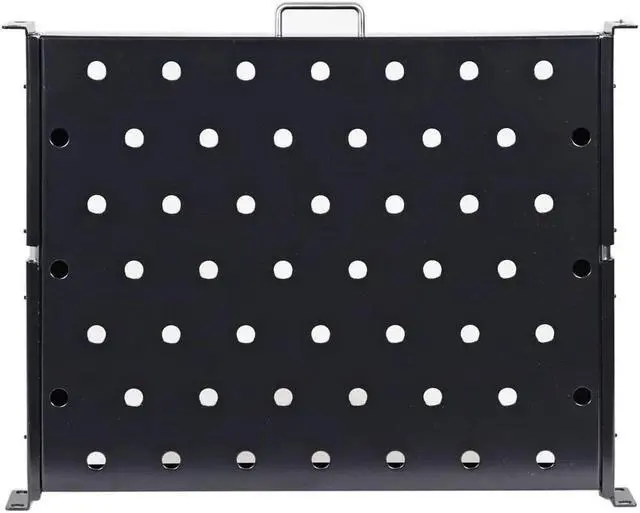 Alt view image 5 of 5 - Aeons 1U 19-inch Sliding Rack Server Shelf Vented Sliding 4 Post Rack Mount 14" Shelf Adjustable Mounting Depth 14.4-15.5" Heavy Duty IT Network Cabinet Enclosure Equipment 2-Pack