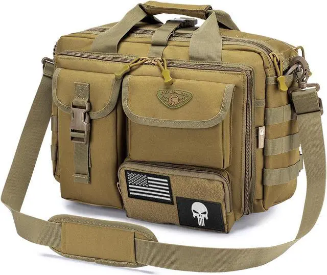 Main image of Stypos Tactical Messenger Bag, Tactical Briefcase for Man Military Laptop Bag Messenger Shoulder Bag
