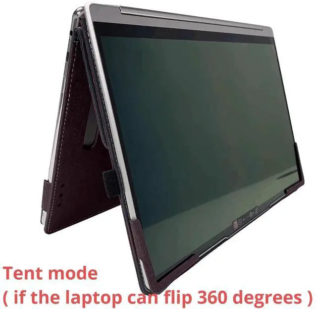 Alt view image 4 of 5 - XJchen Laptop Cover Compatible with Lenovo Yoga 7i (16", Gen 8) 16ARP8 16IRL8 16IAP7 16IAH7 Pro 9 16IRP8 IdeaPad 3 15ITL05 15iiL05 15ARE05 15IGL05 15ALC6 15ITL6 Case Protective Sleeve (Wine red)