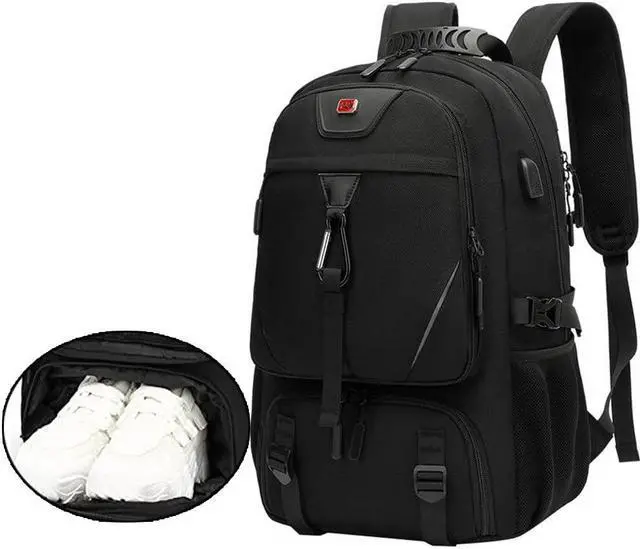 Main image of Aikelai Large Travel Backpack with Shoe Compartment, Carry On Backpacks for Men, Laptop Backpack with USB Charging Port
