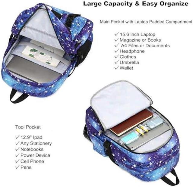 HIDDS Laptop Backpacks 15.6 Inch School Bag College Backpack Anti Theft