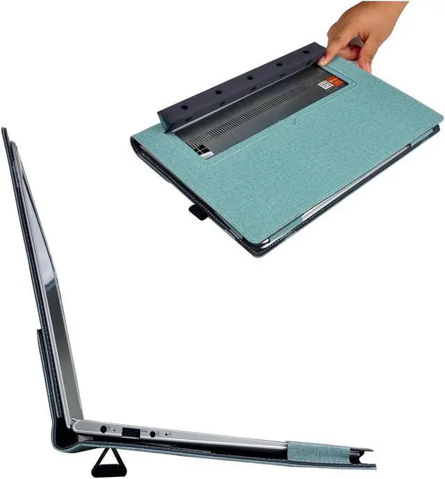 Main image of XJchen Laptop Sleeve Compatible with HP Envy x360 2-in-1 14-fc0000 14-fa0000 14-eu0000 & ThinkPad X1 Carbon Gen 12 Zenbook 14 OLED UX3402 UM3402 Q409ZA UX3405MA Case Protective Cover (Light Green)