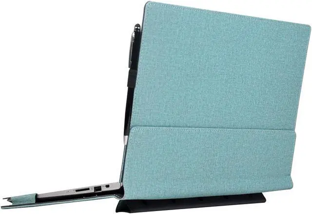 Alt view image 3 of 5 - XJchen Laptop Sleeve Compatible with HP Envy x360 2-in-1 14-fc0000 14-fa0000 14-eu0000 & ThinkPad X1 Carbon Gen 12 Zenbook 14 OLED UX3402 UM3402 Q409ZA UX3405MA Case Protective Cover (Light Green)