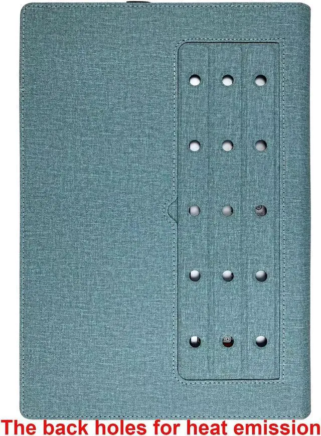 Alt view image 4 of 5 - XJchen Laptop Sleeve Compatible with HP Envy x360 2-in-1 14-fc0000 14-fa0000 14-eu0000 & ThinkPad X1 Carbon Gen 12 Zenbook 14 OLED UX3402 UM3402 Q409ZA UX3405MA Case Protective Cover (Light Green)