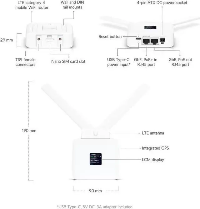 Alt view image 2 of 2 - Ubiquiti Mobile Router (UMR)