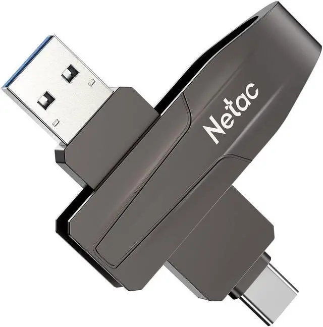 Alt view image 2 of 5 - Netac 256GB Portable External USB Solid State Drive, up to 550MB/s Type-c and USB 3.2 Dual Interface for Data Storage, Expansion of Storage for Photos/Videos/Music/Files, US8