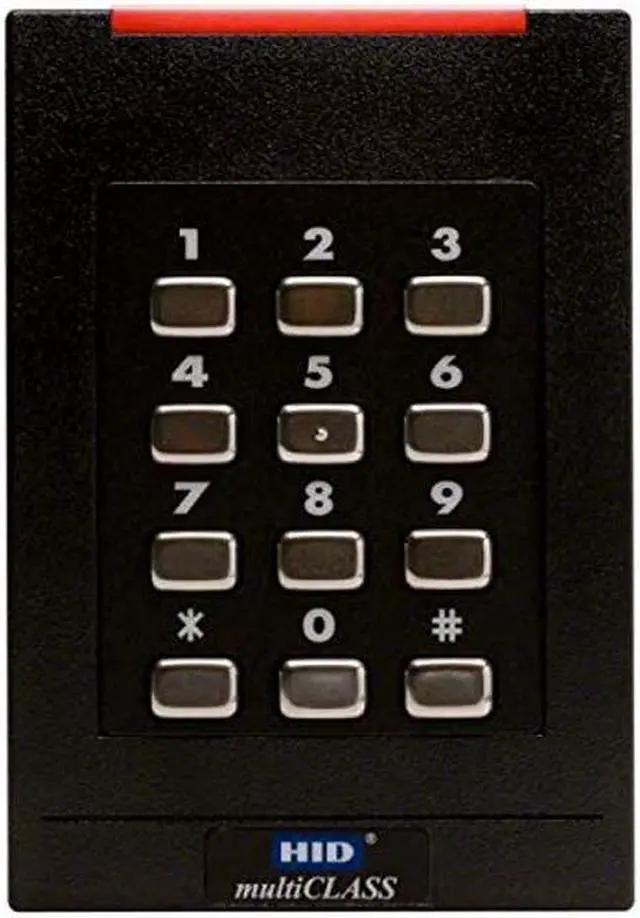 Main image of HID 921PMNNEKMA004 multiclass se RPK40 Smart Card Reader with Keypad