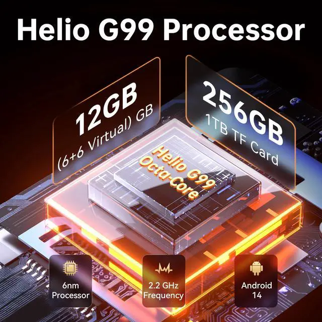 Alt view image 4 of 5 - OUKITEL RT8 Android 14 Rugged Tablet - 11 inch Octa-Core MTK Helio G99 Waterproof Tablets with Folding Stand, 20000mAh 12GB RAM+256GB ROM/1TB 48MP+32MP Camera Tablet PC, IP68&IP69K/TÜV/Dual SIM 4G LTE