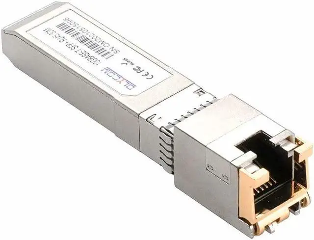 Alt view image 4 of 5 - 10G Copper RJ-45 SFP+ 10GBase-T Transceiver CAT.6a up to 30m Compatible with Cisco SFP-10G-T-S Ubiquiti UF-RJ45-10G Netgear D-Link Supermicro TP-Link and Other Open Devices