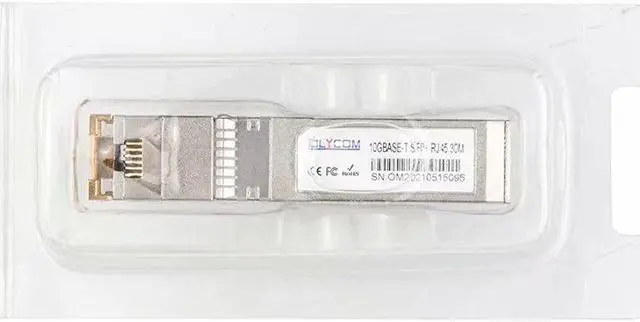 Alt view image 5 of 5 - 10G Copper RJ-45 SFP+ 10GBase-T Transceiver CAT.6a up to 30m Compatible with Cisco SFP-10G-T-S Ubiquiti UF-RJ45-10G Netgear D-Link Supermicro TP-Link and Other Open Devices