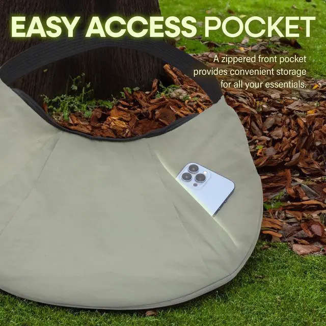 Alt view image 3 of 5 - Nupouch Boho Purses for Women in Green - Spacious Boho Purse in Water-Repellent Nylon, 17" x 15" Shoulder Bag for Laptop