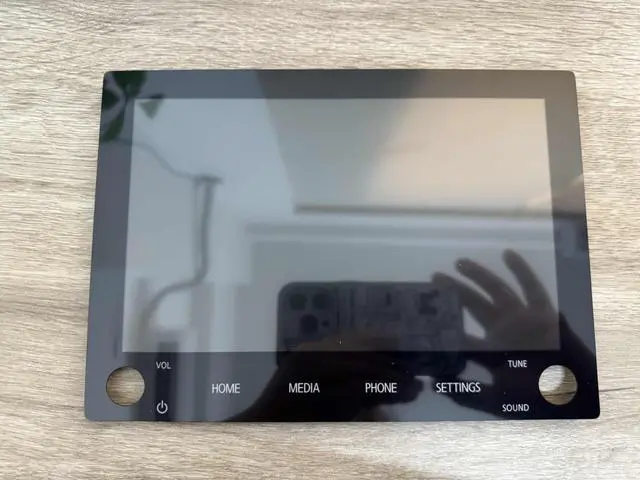 Alt view image 2 of 4 - LCD Screen 8740A076 8740A130 8740A040 Display for Mitsubishi Outlander Sport 2019-2022 8" LCD Monitor Touch Screen Digitizer Assembly for 2 Knobs Screen Replacement Kit