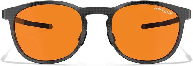 Alt view image 4 of 5 - ANYLUV Blue-Light-Blocking Glasses Blue-Light-Glasses Men: Blue Light Glasses for Men Carbon Fiber Temples Lightweight Gaming