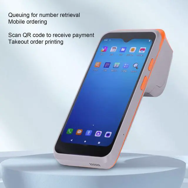 Alt view image 3 of 5 - POS Receipt Printer, Handheld Thermal Printer with NFC, Portable Mobile 58mm Printer for Restaurants Retail Stores, Compatible with Android &