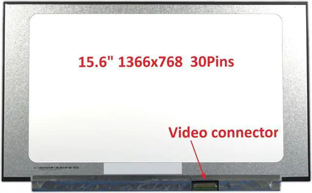 Alt view image 3 of 5 - FULLCOM New LCD Replacement Screen 15.6 Inch N156BGA-EA3 HD 1366x768 (No Brackets) 30 Pin Matte for Laptop/Display/Screen/LCD Application