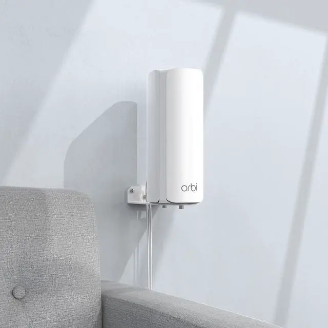 Alt view image 4 of 5 - Holicfun Wall Mount for NETGEAR Orbi 770 Series Tri-Band WiFi 7 Mesh System (RBE772, RBE773 and RBE770) - 2 Pack