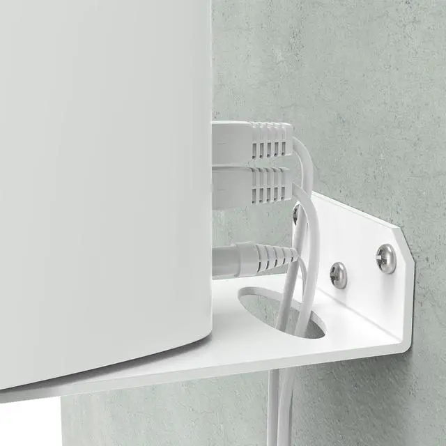Alt view image 5 of 5 - Holicfun Wall Mount for NETGEAR Orbi 770 Series Tri-Band WiFi 7 Mesh System (RBE772, RBE773 and RBE770) - 2 Pack