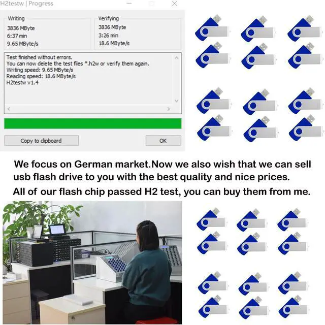Alt view image 3 of 4 - lcwamy 4GB Flash Drives 50 Pack Bulk USB Flash Drives Pack Wholesale USB2.0 USB Flash Drive 4GB Thumb Drive USB Drives Pack USB Memory Stick (Blue 50PCS)