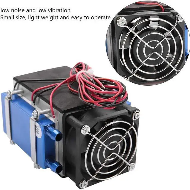 Alt view image 2 of 5 - 12V Semiconductor Refrigeration Cooler Kit 280W Air Cooling Device Water Cooling System for Small Space Cooling