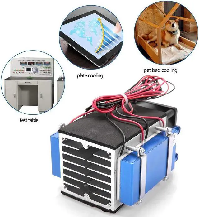 Alt view image 4 of 5 - 12V Semiconductor Refrigeration Cooler Kit 280W Air Cooling Device Water Cooling System for Small Space Cooling