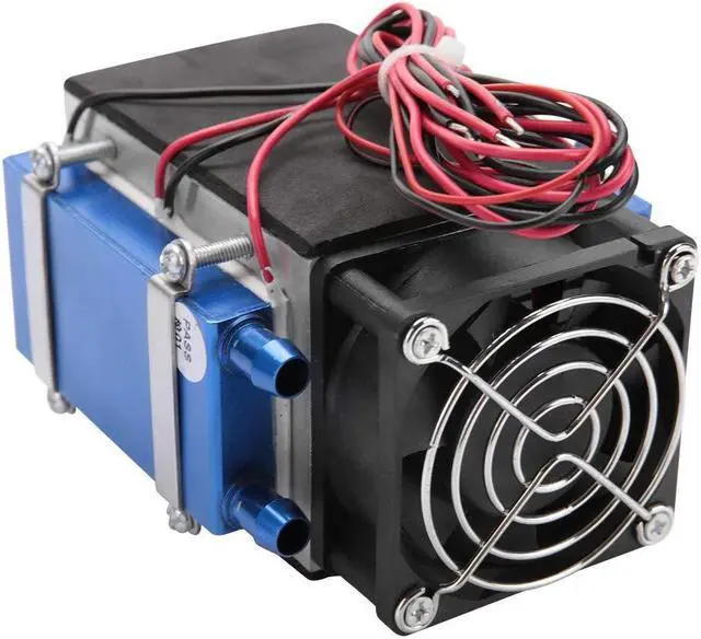 Alt view image 5 of 5 - 12V Semiconductor Refrigeration Cooler Kit 280W Air Cooling Device Water Cooling System for Small Space Cooling
