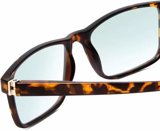 Alt view image 5 of 5 - Medspex L2007 Photochromic Transition Glasses Tortoise Havana/Blue Therapeutic Color Therapy Light Sensitivity Chromotherapy