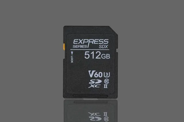 Alt view image 2 of 5 - Novachips 512GB Express SDXC V60 UHS-II Memory Card - Nikon/Panasonic/Canon/Sony/Fujifilm (NP467C512GTX3)