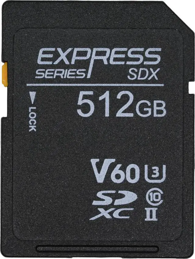 Main image of Novachips 512GB Express SDXC V60 UHS-II Memory Card - Nikon/Panasonic/Canon/Sony/Fujifilm (NP467C512GTX3)