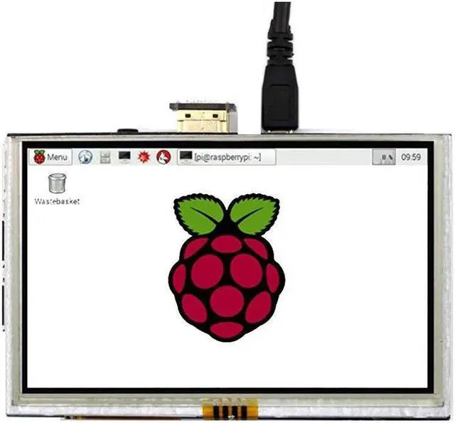 Alt view image 2 of 5 - Padarsey 5 inch Touch Screen 800x480 TFT LCD Display HDMI Interface Supports Raspberry Pi 4 Black, Banana Pi Windows 10 8 7
