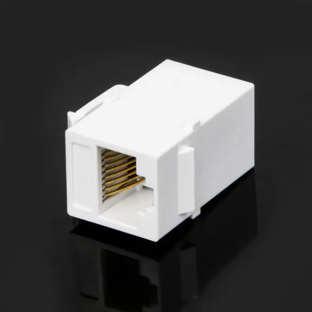 Alt view image 5 of 5 - RDEXP Cat6 RJ45 Ethernet Inline Jack Coupler Keystone Female to Female Adapter Plug Set of 100